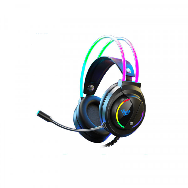 ElitStore | Headset Gaming AULA S501 USB – Streamer Light RGB Running